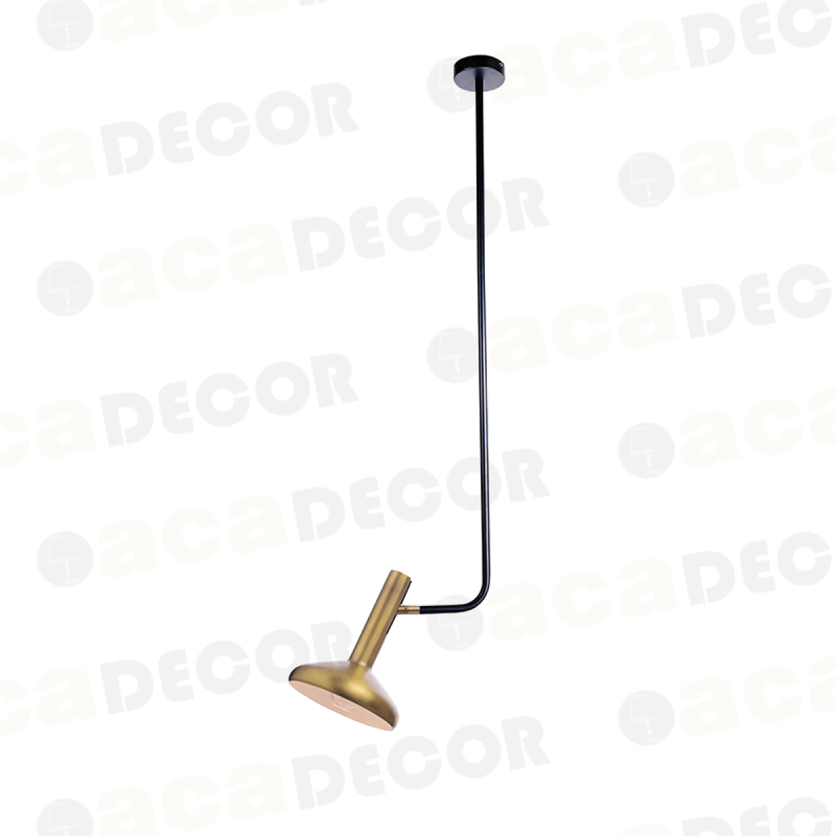 ACA ΚΡΕΜΑΣΤΟ Φ/Σ 1ΧΕ27 ΟΡΕΙΧΑΛΚΟ+ΜΑΥΡΟ 33Χ20XΗ120CM SHERLOCK