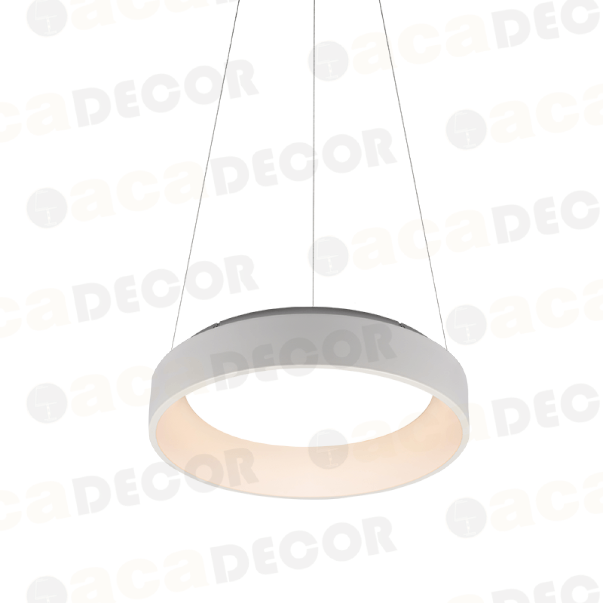 ACA ΚΡΕΜΑΣΤΟ Φ/Σ LED 48W 3000K 2630LM ΛΕΥΚΟ ΜΕΤΑΛΛΙΚΟ D60XH120CM APOLLO