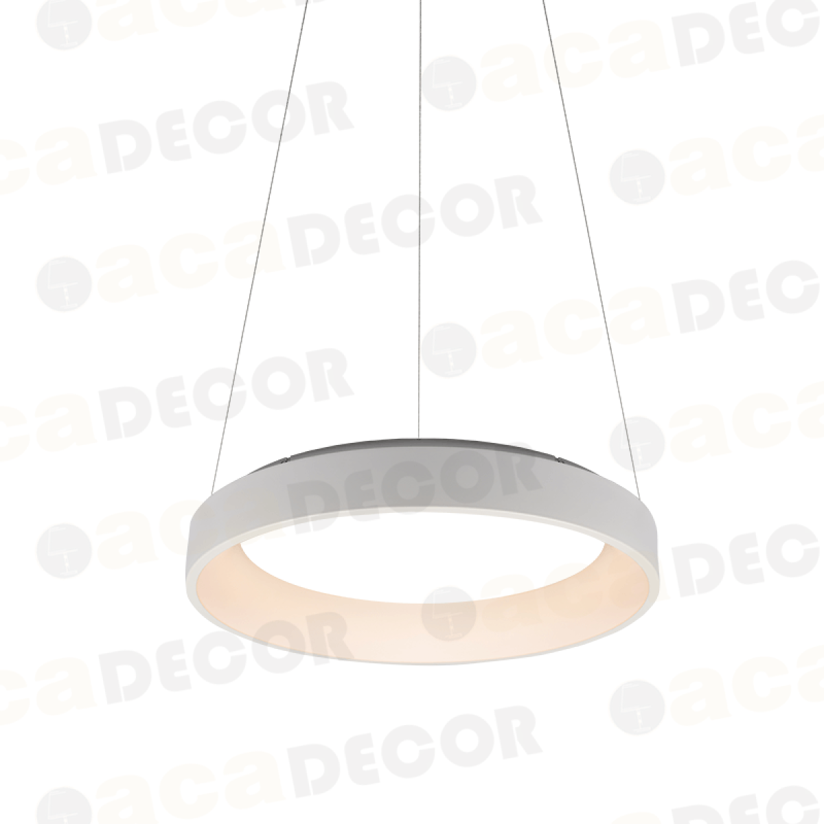 ACA ΚΡΕΜΑΣΤΟ Φ/Σ LED 80W 3000K 4100LM ΛΕΥΚΟ ΜΕΤΑΛΛΙΚΟ D78XH120CM APOLLO