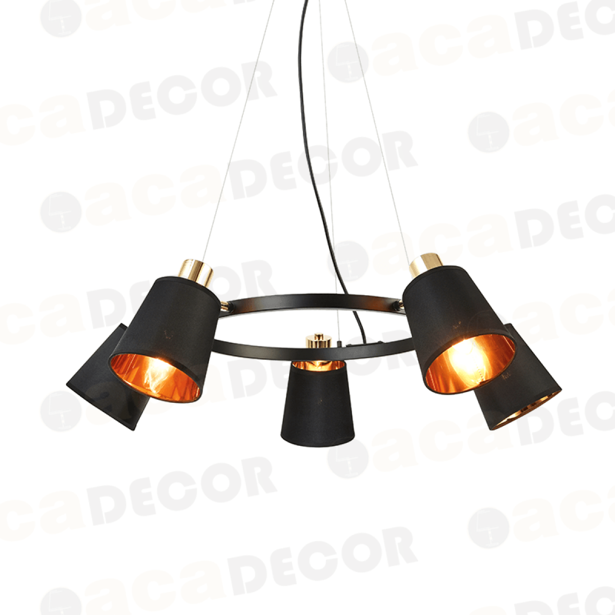 ACA ΚΡΕΜΑΣΤΟ Φ/Σ 5ΧΕ14 ΜΑΥΡΟ ΜΕΤ/ΚΟ+ ΑΜΠΑΖΟΥΡ D73XH100CM NORMA