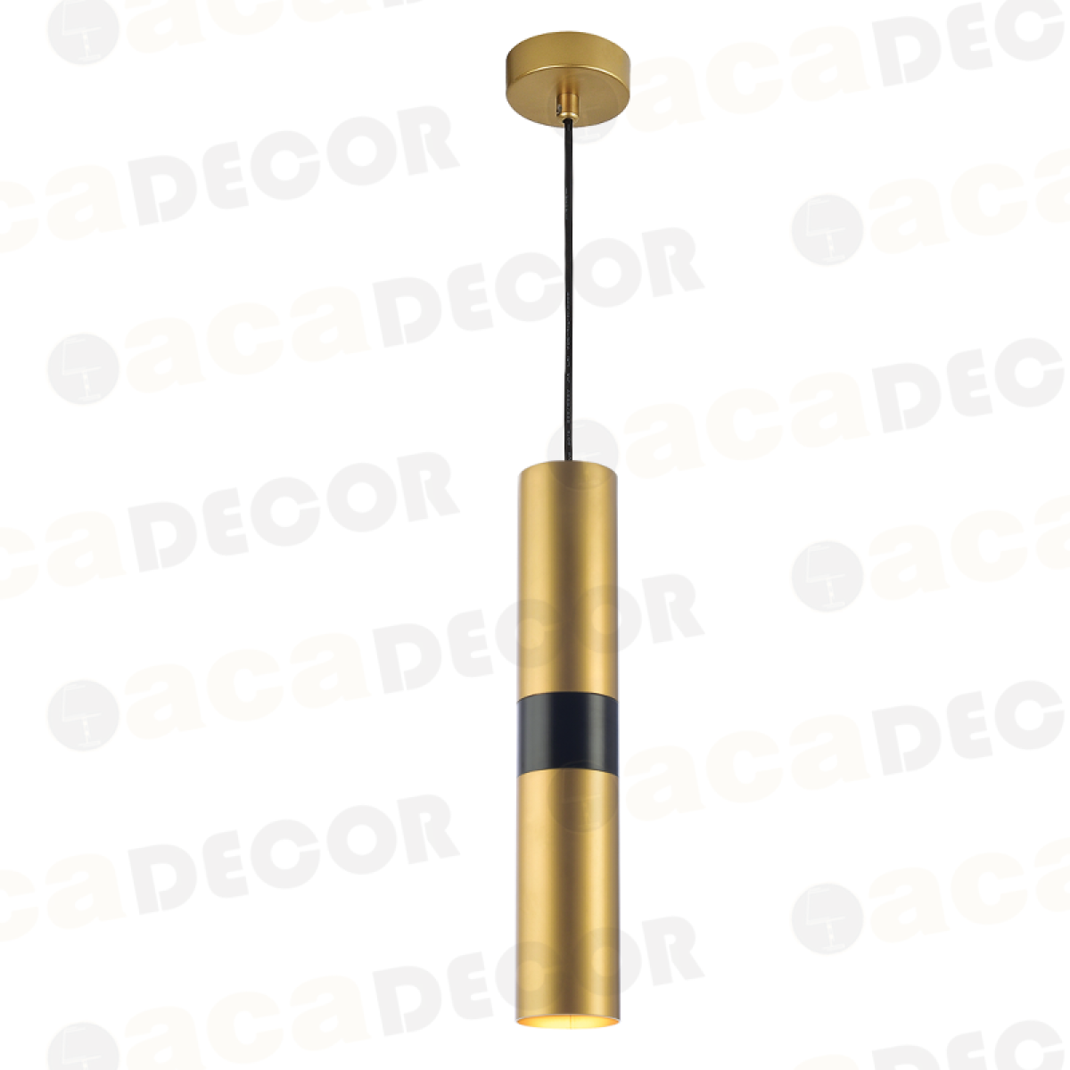 ACA ΚΡΕΜΑΣΤΟ Φ/Σ 1XGU10 ΟΡΕΙΧΑΛΚΟ ΜΕΤΑΛΛΙΚΟ D8XH120CM DA VINCI
