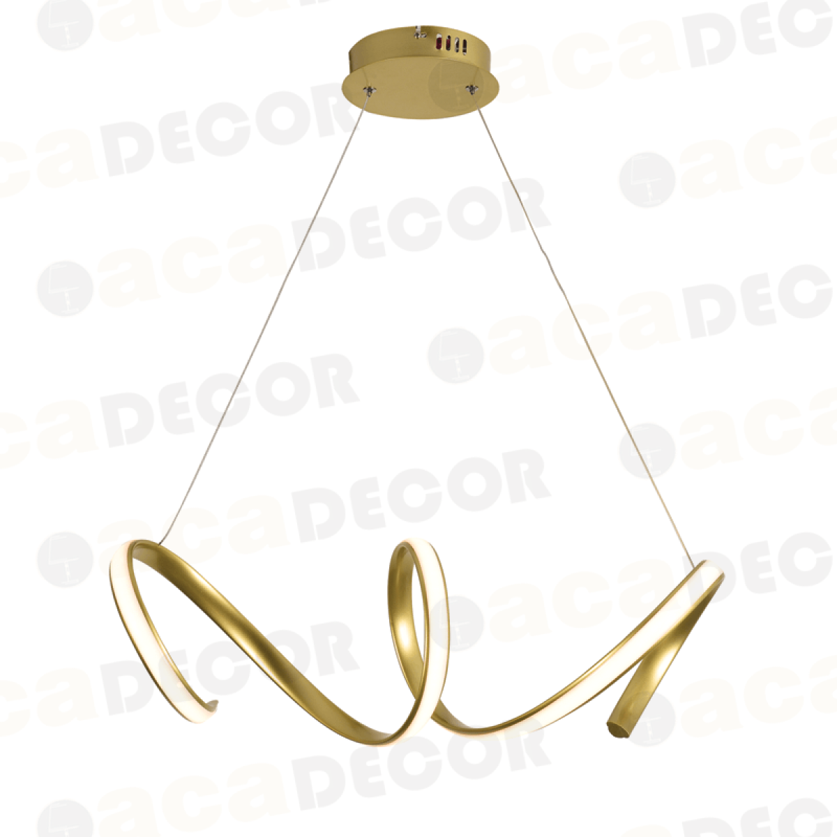 ACA ΚΡΕΜΑΣΤΟ Φ/Σ LED 40W 3000K 2400LM ΟΡΕΙΧΑΛΚΟ ΑΛΟΥΜΙΝΙΟ 64X22ΧΗ120CM CLEO