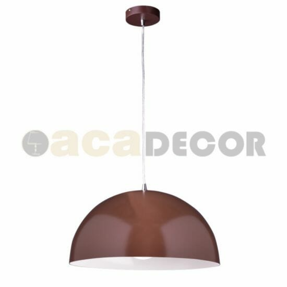 ACA ΚΡΕΜΑΣΤΟ Φ/Σ 1XE27 ΜΕΤΑΛΛΙΚΟ ΚΑΦΕ Φ40cm MELINA