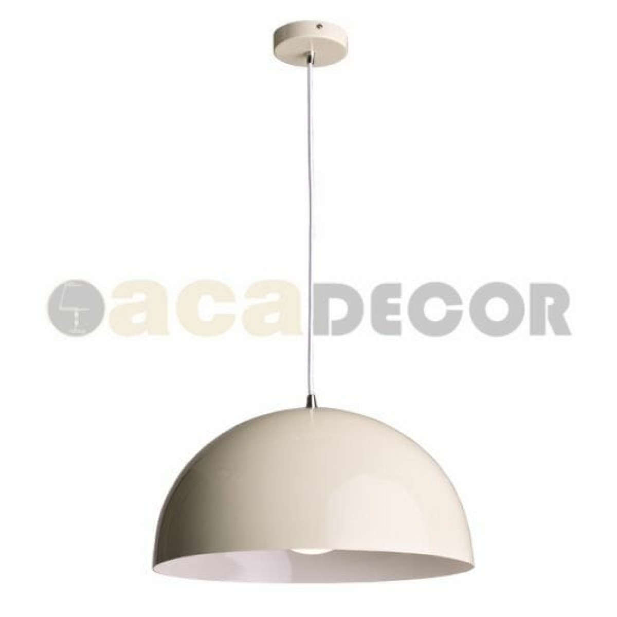 ACA ΚΡΕΜΑΣΤΟ Φ/Σ 1XE27 ΜΕΤΑΛΛΙΚΟ ΚΡΕΜ Φ40cm MELINA