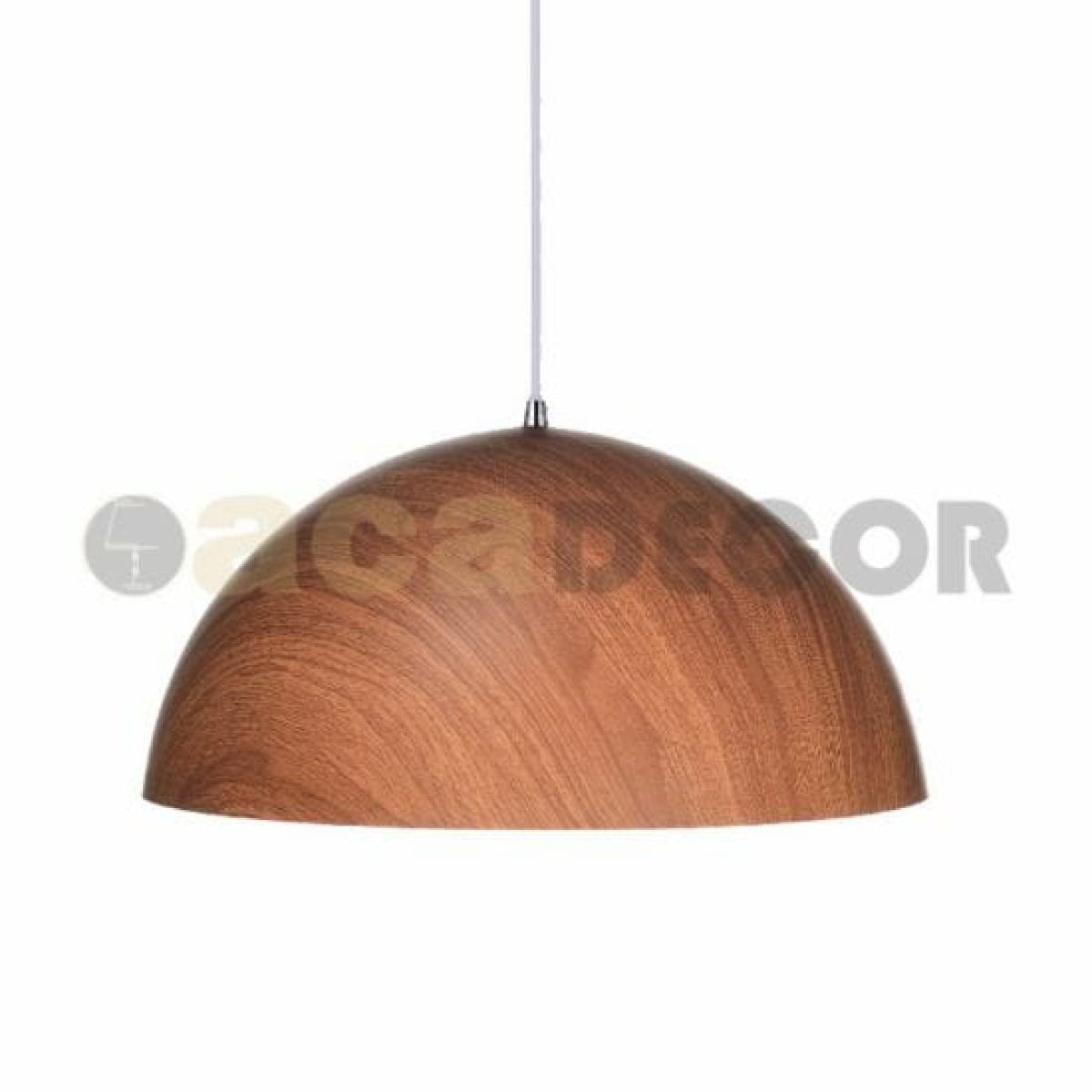 ACA ΚΡΕΜΑΣΤΟ Φ/Σ 1ΧΕ27 ΜΕΤΑΛΛΙΚΟ ΑΠΟΧΡ.TEAK ΞΥΛΟΥ Φ40ΧΗ110CM MELINA