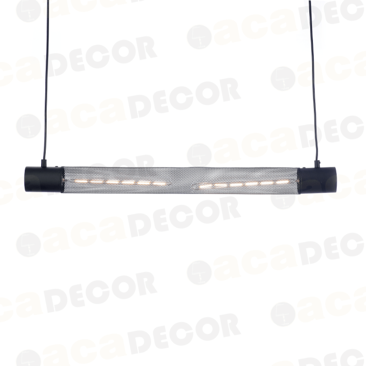 ACA ΚΡΕΜΑΣΤΟ Φ/Σ 2ΧΕ27 ΜΑΥΡΟ ΜΕΤΑΛΛΙΚΟ 72Χ6XH120CM ALCATRAZ