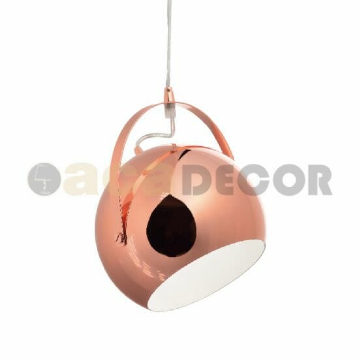 ACA ΚΡΕΜΑΣΤΟ Φ/Σ 1ΧΕ27 ΜΕΤΑΛΛΙΚΟ ΧΑΛΚΙΝΟ Φ20X120CM AKANES