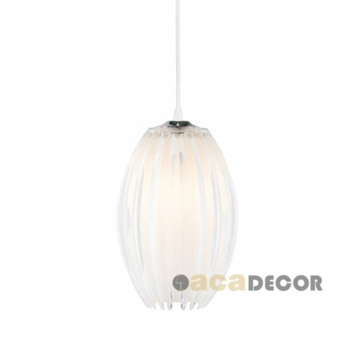 ACA ΚΡΕΜΑΣΤΟ ΑΚΡΥΛΙΚΟ ΔΙΑΦΑΝΟ 1Χ40W Ε27 17x H28cm HOMO