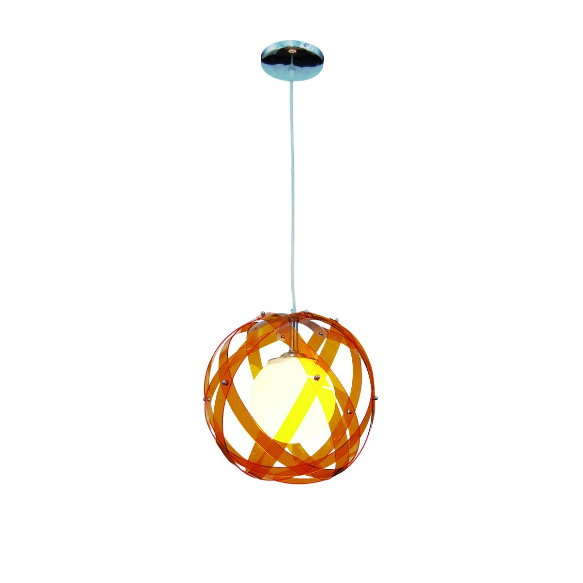 Home Lighting MD088/3202A"NEFELI" ORANGE PENDANT Ε1