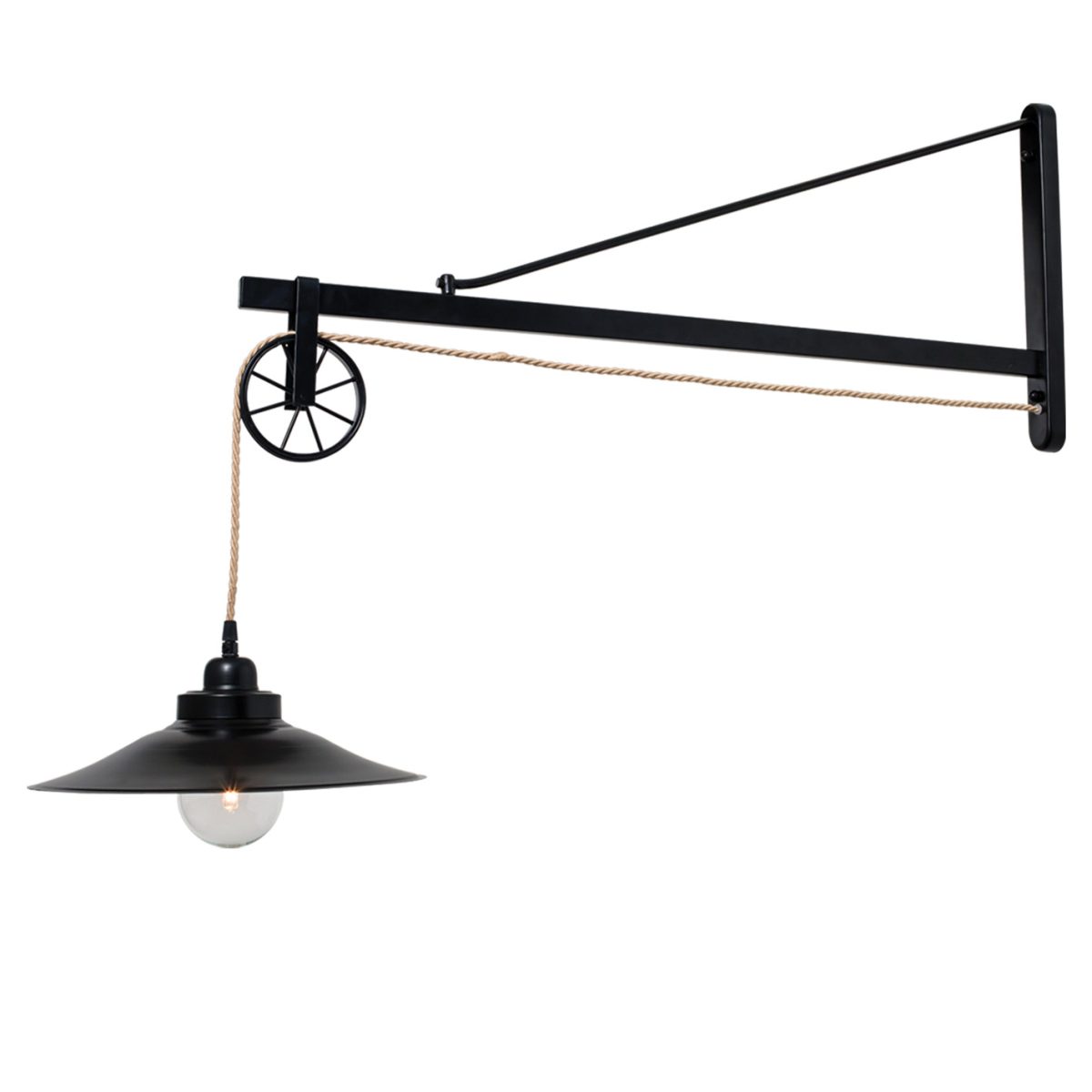 Home Lighting HL-5261 LIONEL BLACK WALL LAMP