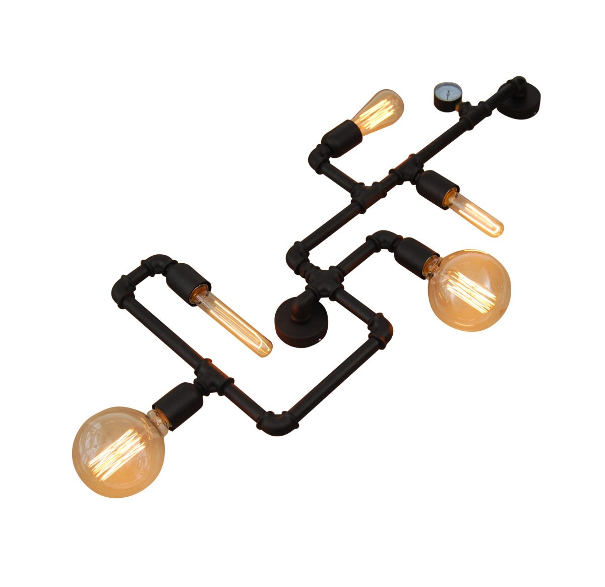 Home Lighting HL-102-5W MOMUS BROWN RUSTY WALL