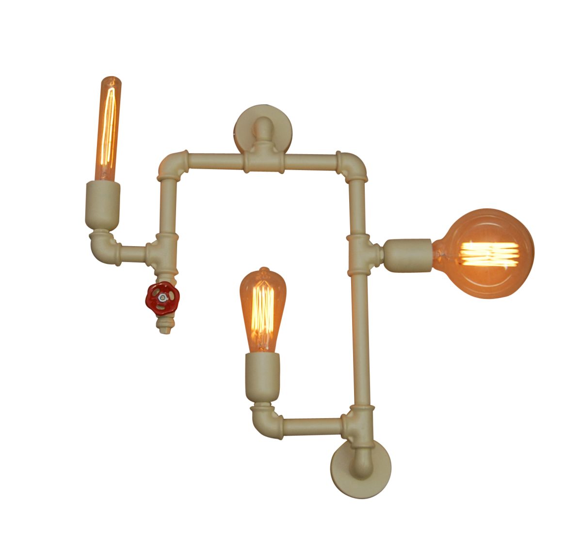 Home Lighting HL-103-3W MOMUS BROWN RUSTY WALL
