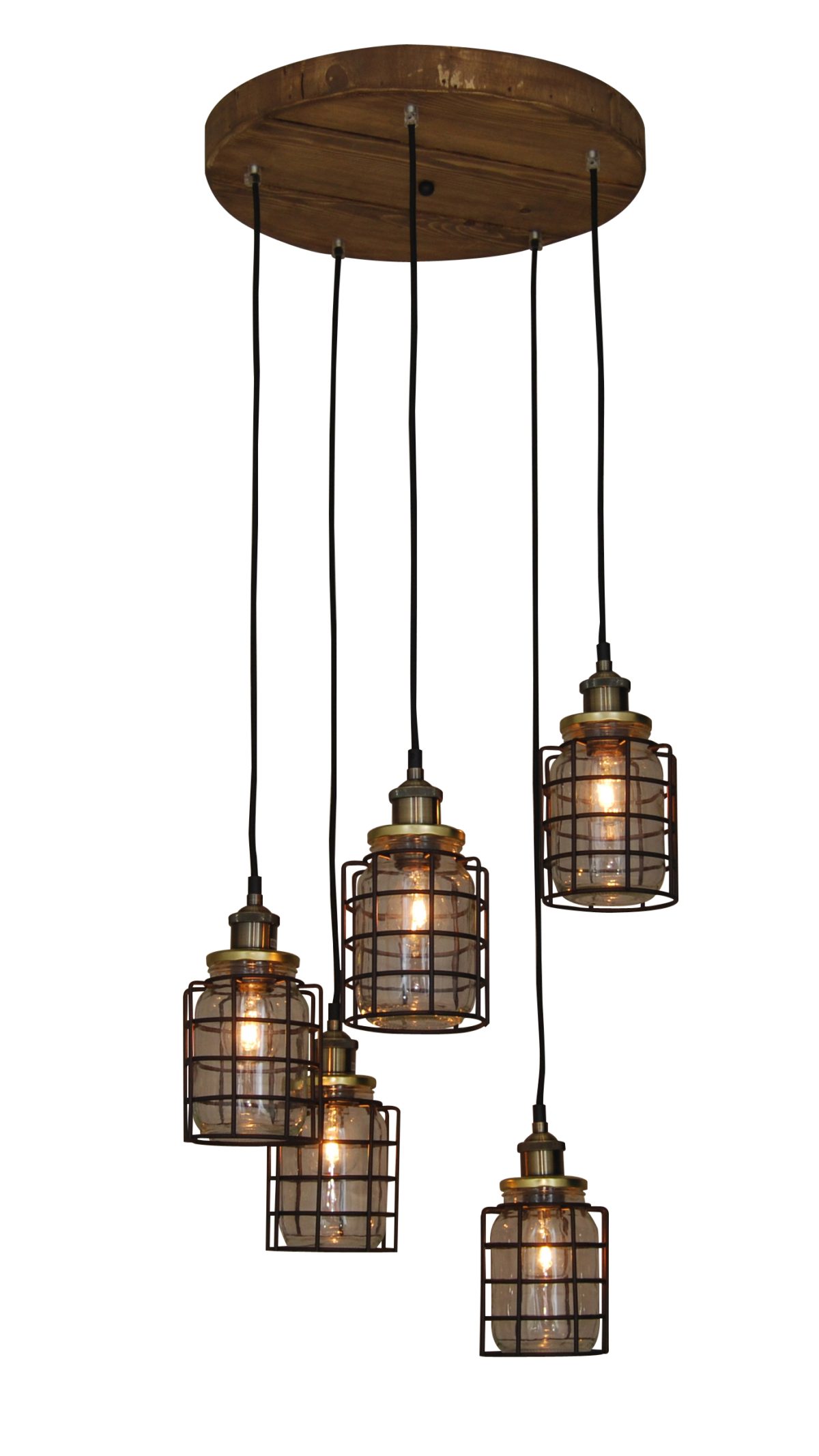 Home Lighting HL-2248JG-5PC OKDA PENDANT