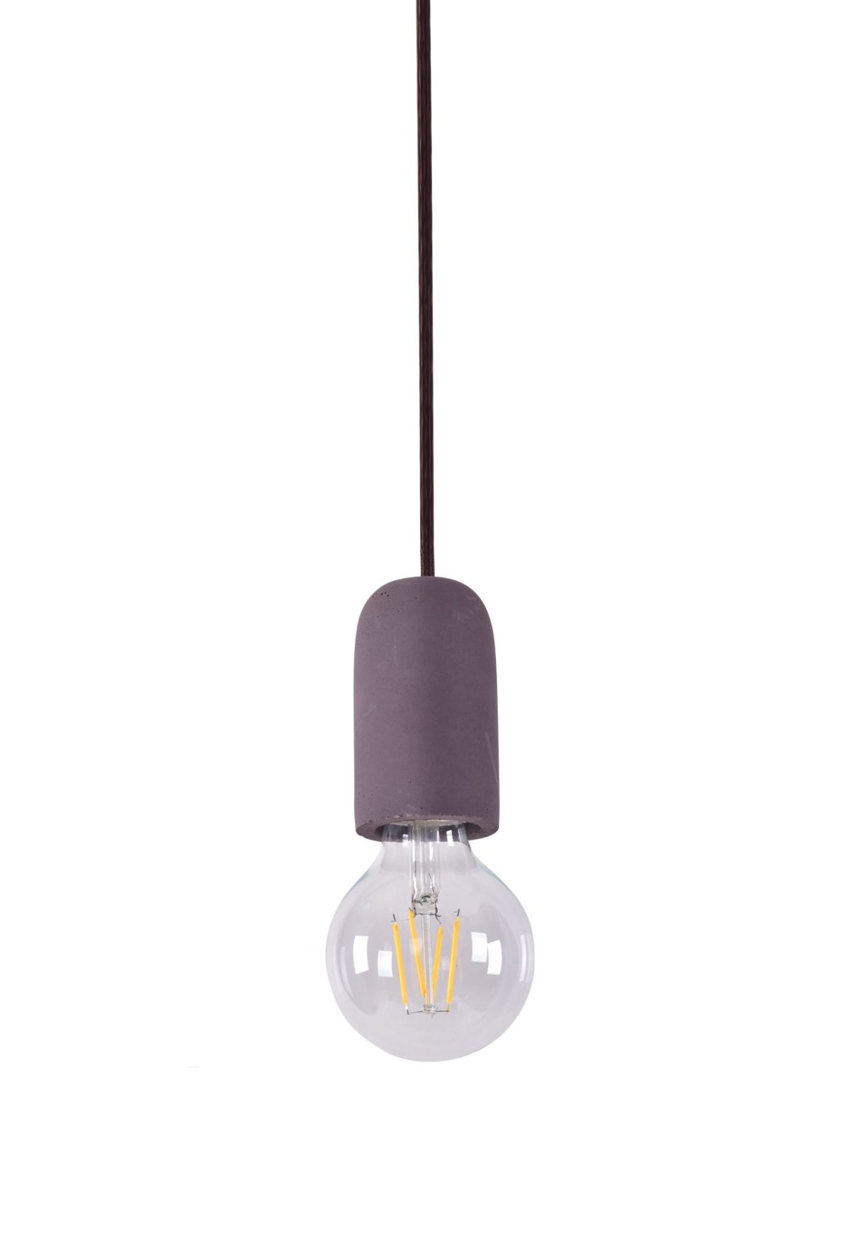 Home Lighting SE 149-BR IRIS PENDANT LAMP BROWN 1E2
