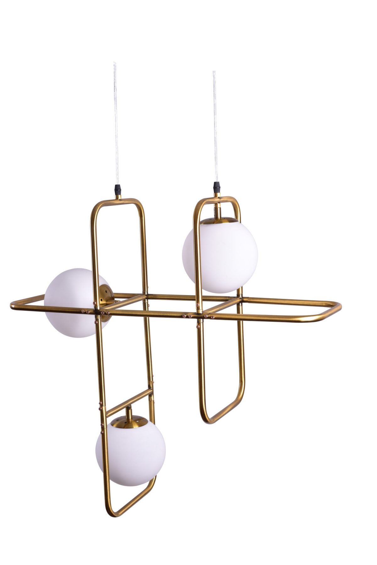 Home Lighting SE 133-3PS ATHEN PENDANT LAMP BRUSHED BRASS 1A4