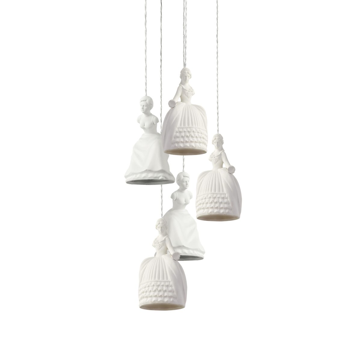 Home Lighting SE171-5 HANDAN & LATIFE WHITE PENDANT+