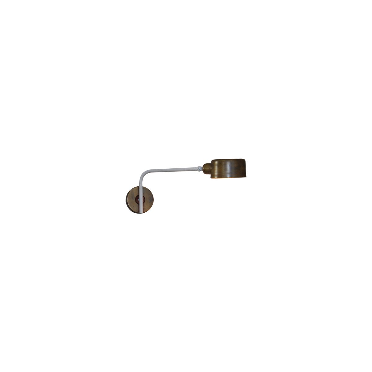 Home Lighting HL-3535-1 ROY OLD BRONZE & WHITE WALL LAMP