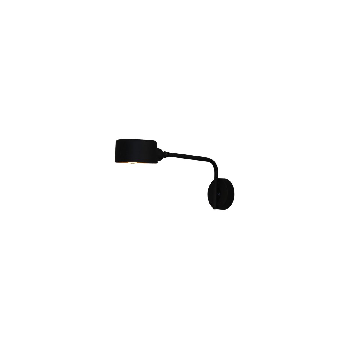 Home Lighting HL-3535-1 ROY BLACK WALL LAMP