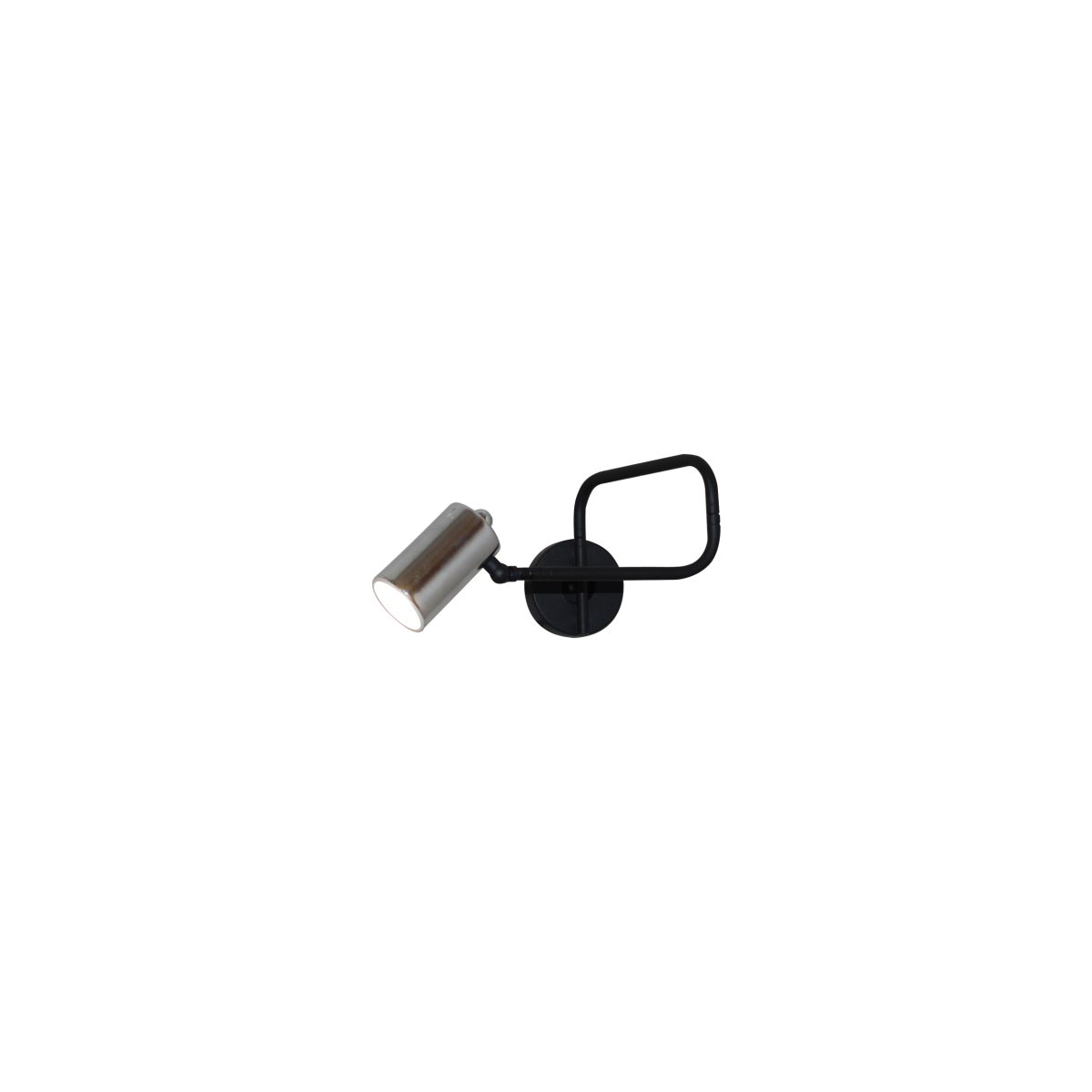 Home Lighting HL-3550-1 JOE NICKEL & BLACK WALL LAMP