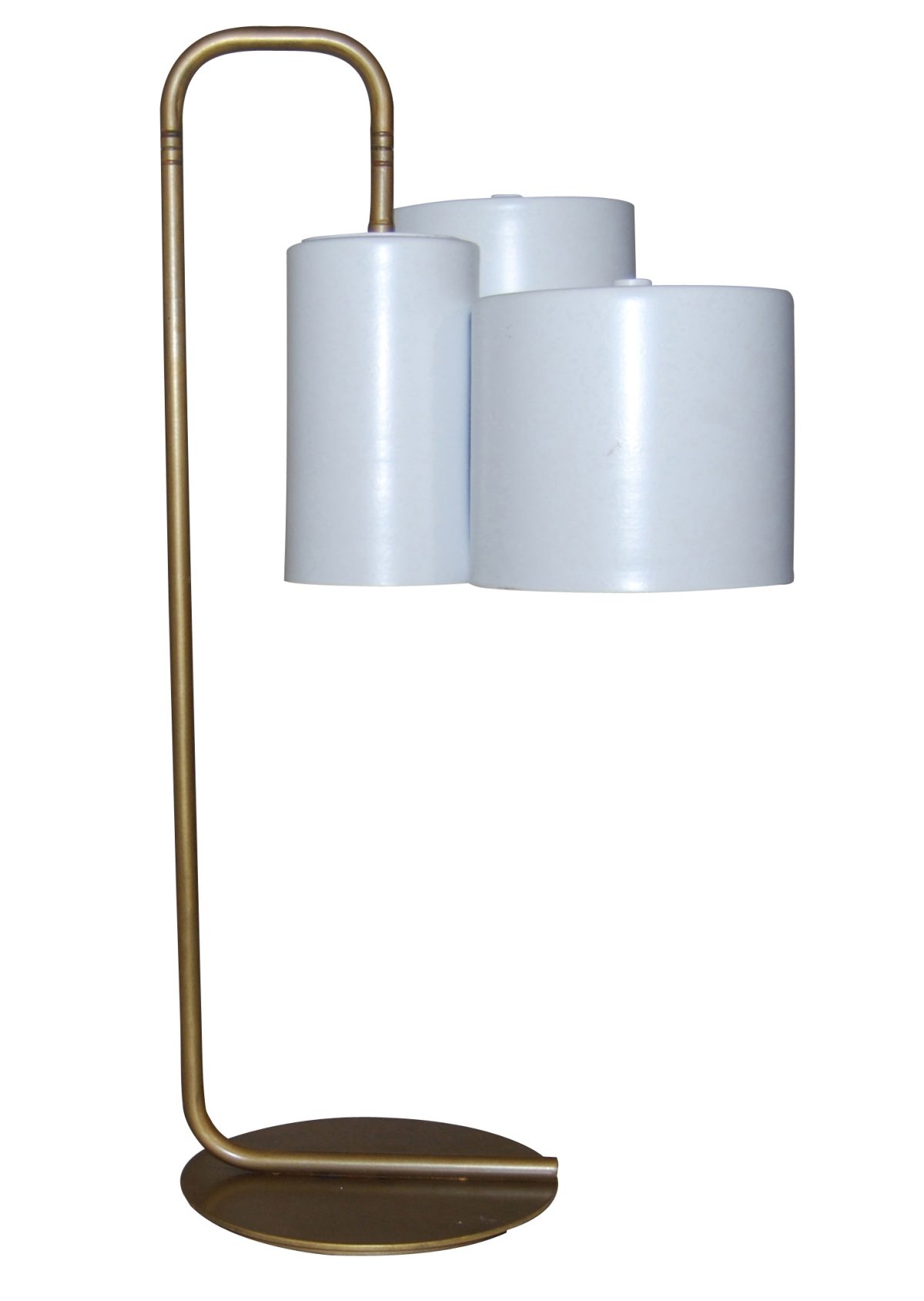 Home Lighting HL-3567-3T BRODY WHITE & OLD BRONZE TABLE LAMP
