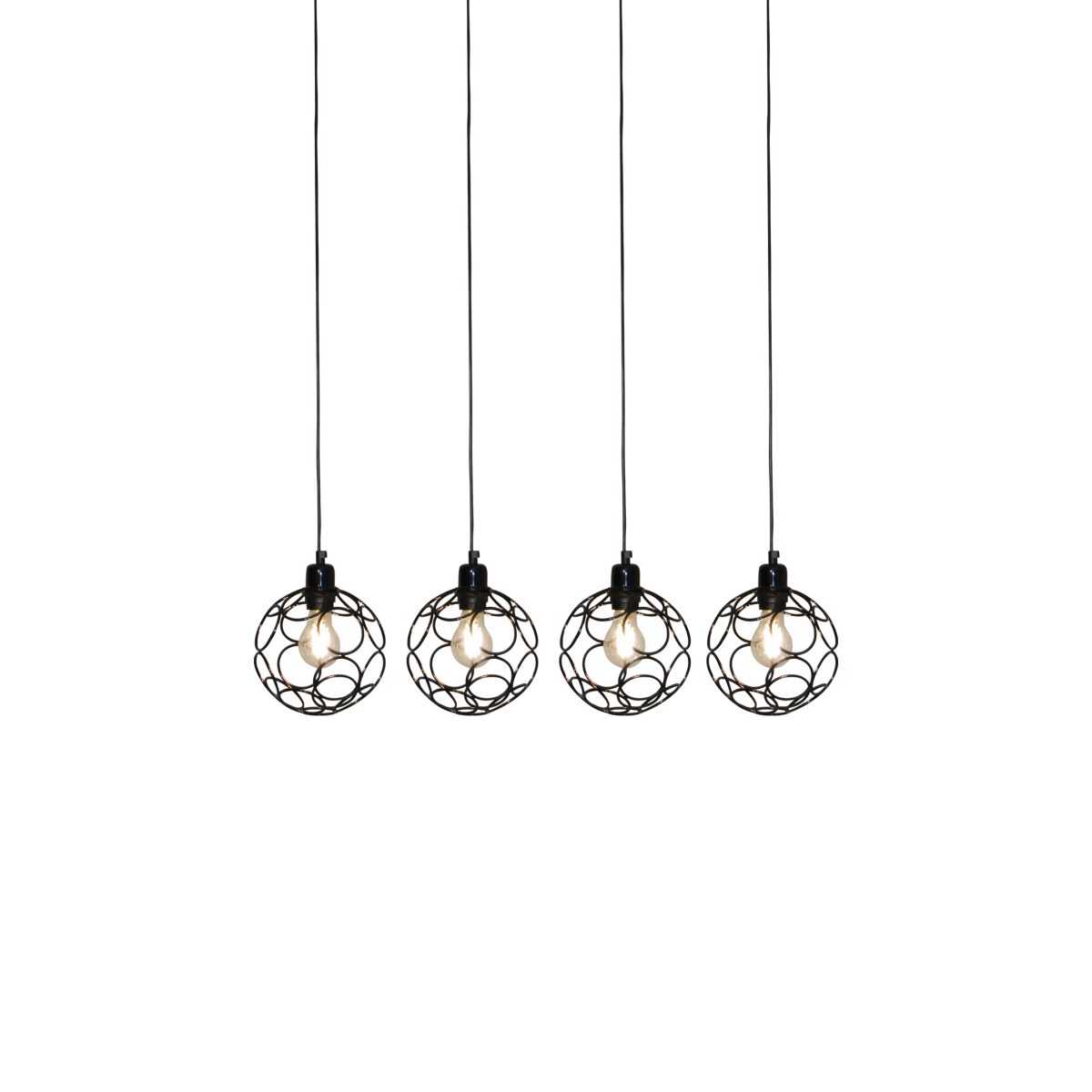 Home Lighting HL-3588-4 ALINE CHROME PENDANT