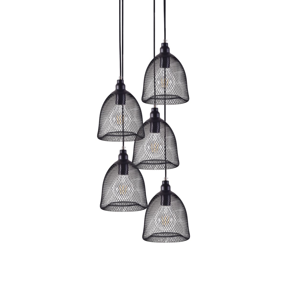 Home Lighting SE 151-20-5 ZOLA PENDANT LAMP BLACK MAT+