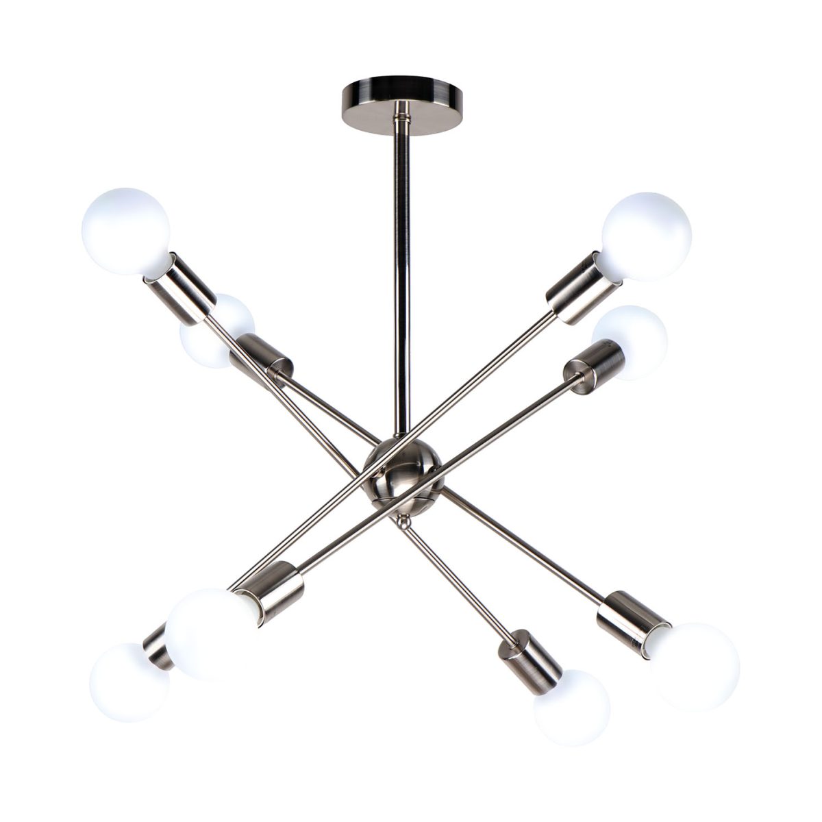 Home Lighting KQ 2629/8 GWEN NICKEL PENDANT Δ4