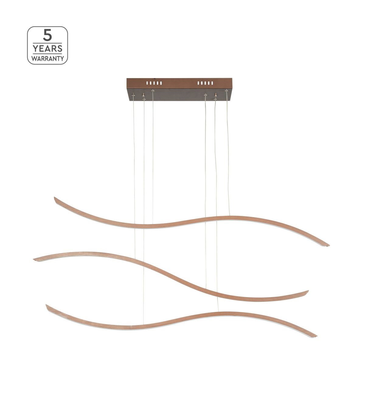 Home Lighting SE LED 120 WAVES PENDANT COFFEE BROWN Β5