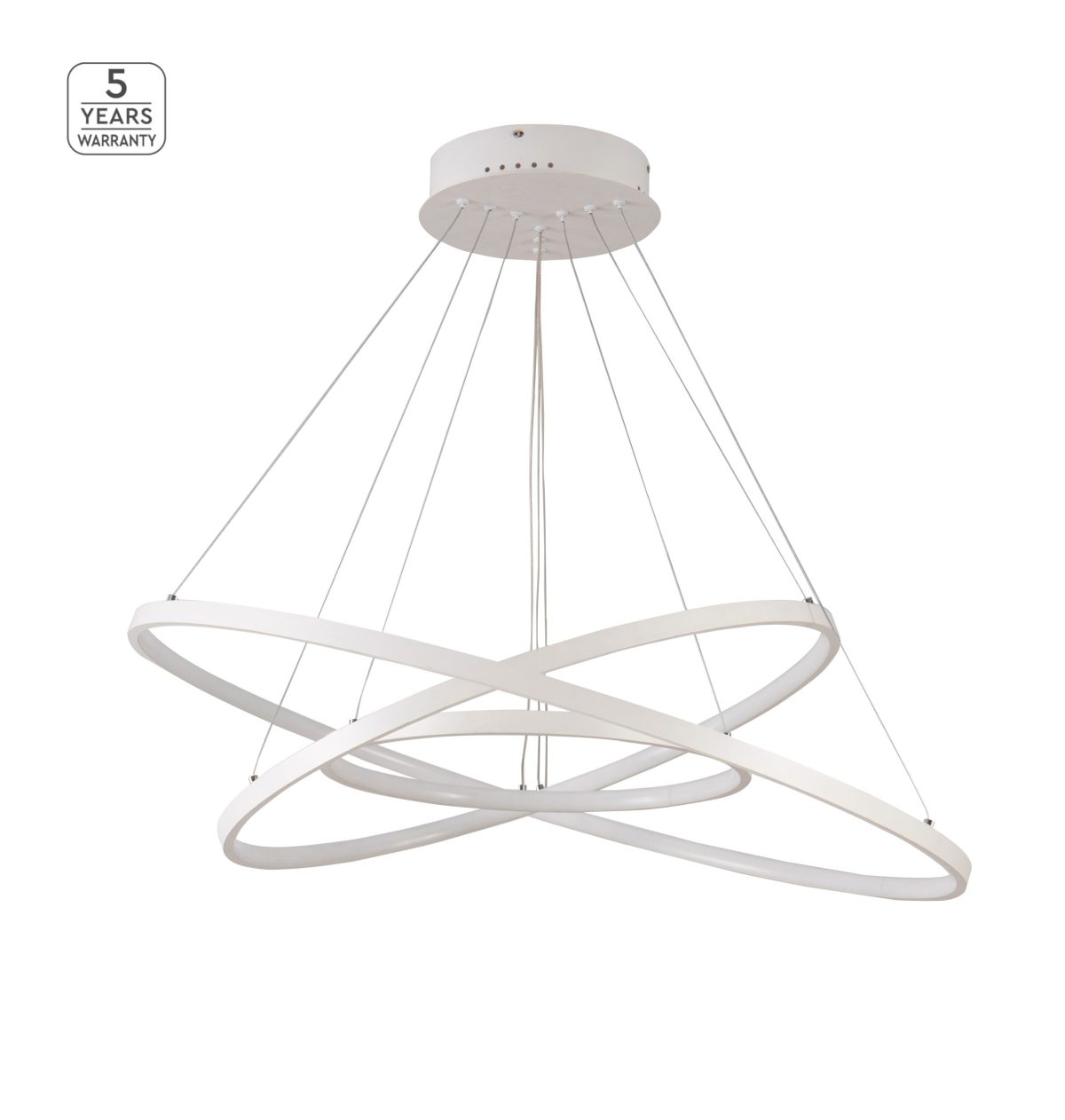 Home Lighting SE LED 80-60-40 MORELLI PENDANT WHITE MAT Β5