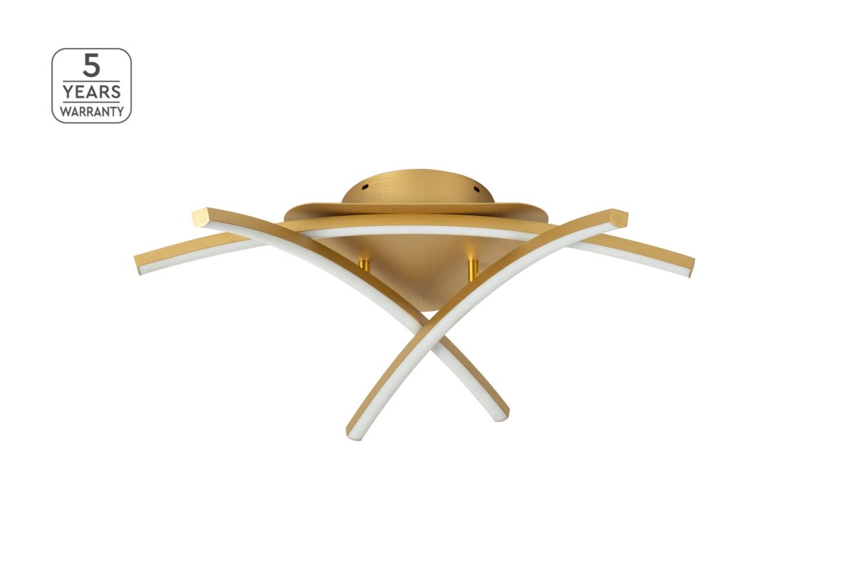 Home Lighting SE LED 65-3 XENA CEILING BRUSHED GOLD Ε3