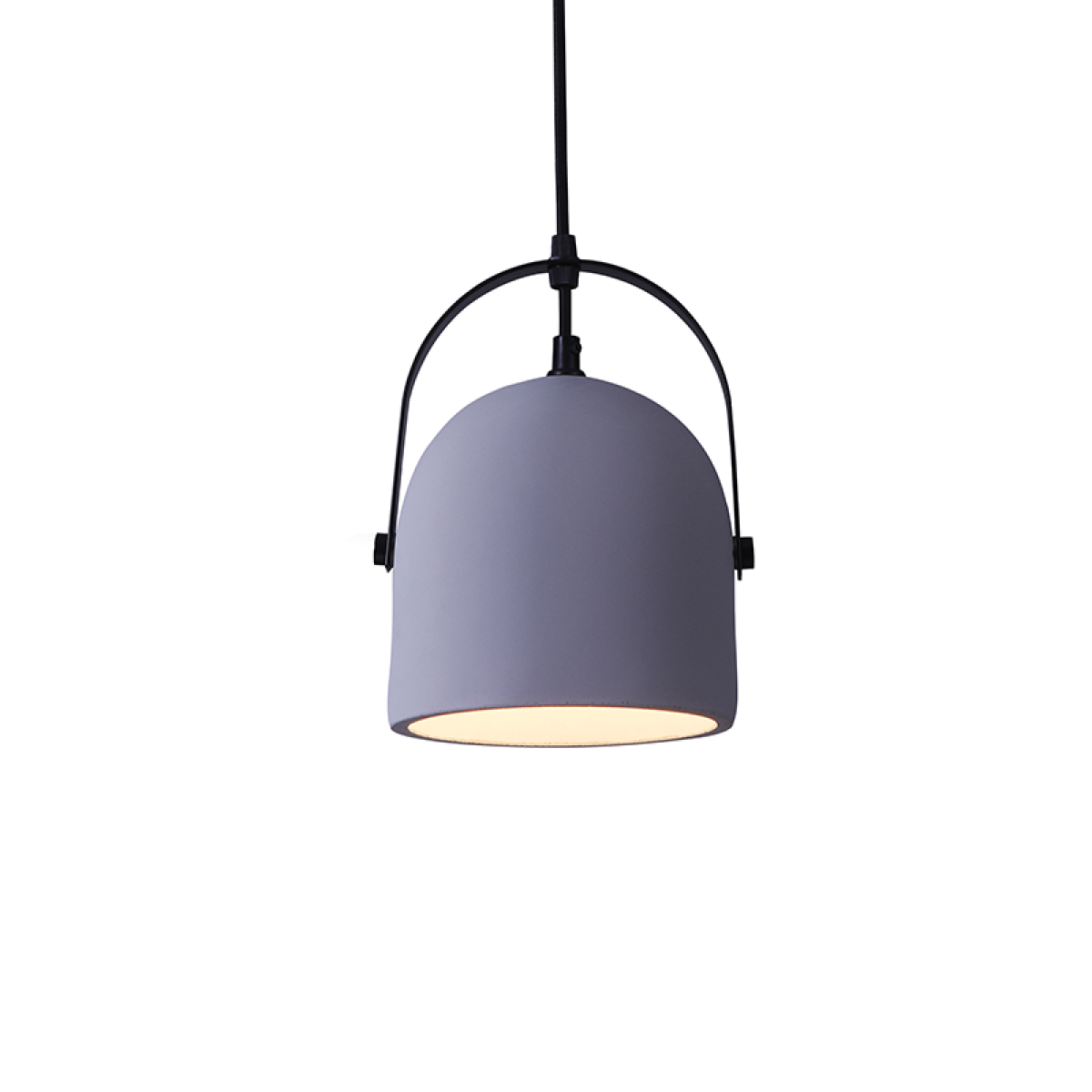 ACA ΚΡΕΜΑΣΤΟ Φ/Σ 1ΧΕ27 ΓΚΡΙ ΤΣΙΜΕΝΤΟ D16XH130CM CARAMELO
