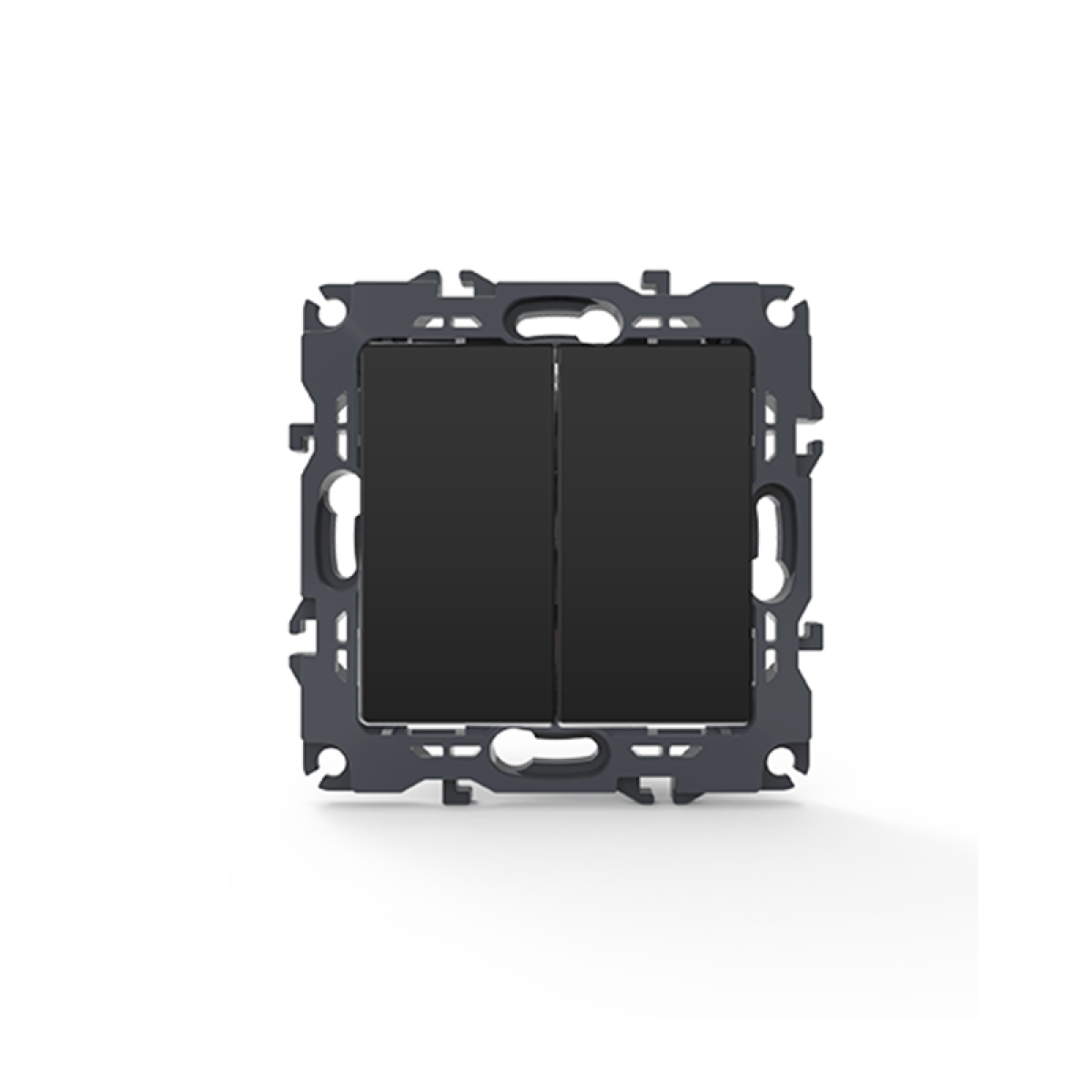 ACA PRIME ΔΙΑΚΟΠΤΗΣ ΚΟΜΜΥΤΑΤΕΡ ΜΕ ΚΛΙΠ 1+1P 10AX 250VAC IP20 MAT ΑΝΘΡΑΚΙ