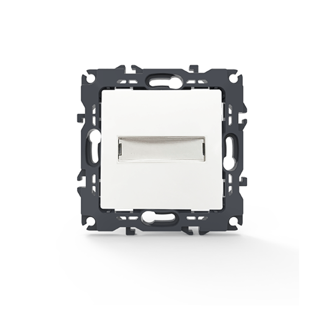 ACA PRIME ΜΠΟΥΤΟΝ ΕΠΙΓΡΑΦΗΣ & LED ΛΥΧΝΙΑ (12VAC) ΜΕ ΚΛΙΠ 1P 10A 250VAC IP20 ΛΕΥΚΟ