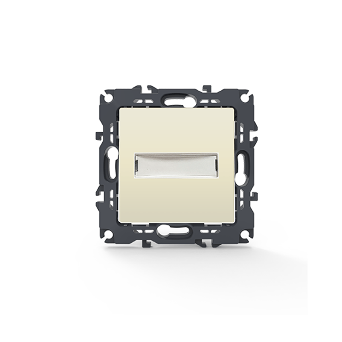 ACA PRIME ΜΠΟΥΤΟΝ ΕΠΙΓΡΑΦΗΣ & LED ΛΥΧΝΙΑ (12VAC) ΜΕ ΚΛΙΠ 1P 10A 250VAC IP20 ΙΒΟΥΑΡ