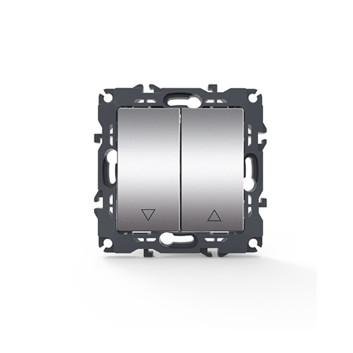 ACA PRIME ΜΠΟΥΤΟΝ ΡΟΛΛΩΝ ΜΕ ΚΛΙΠ 1-1P 10A 250VAC IP20 MAT ΑΛΟΥΜΙΝΙΟ