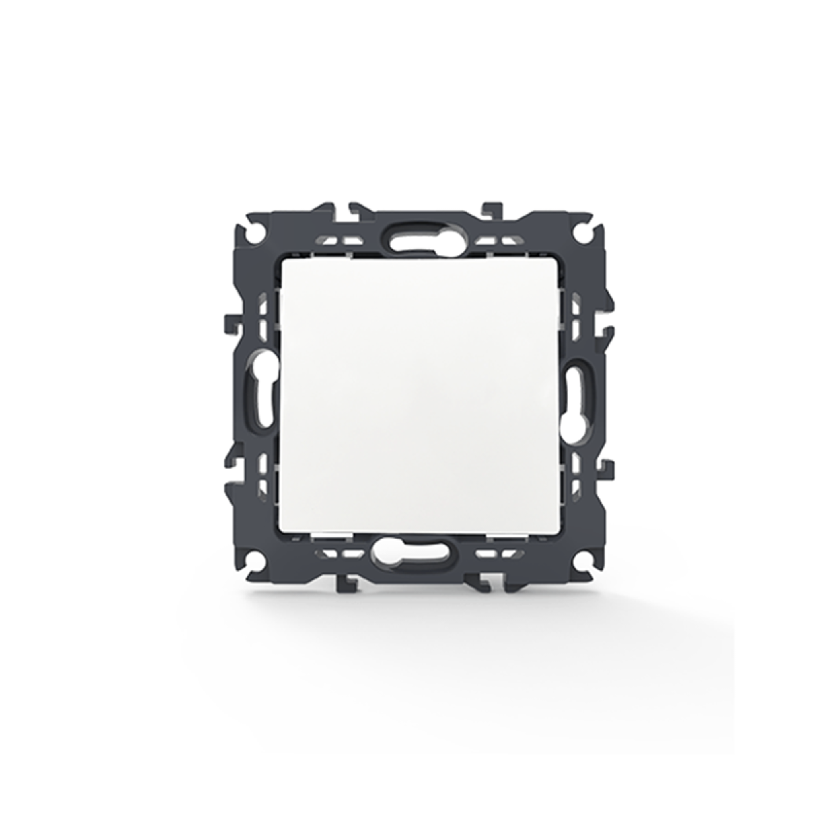 ACA PRIME ΜΠΟΥΤΟΝ ΑΠΛΟ ΜΕ ΚΛΙΠ 1P 10A 250VAC IP20 ΛΕΥΚΟ