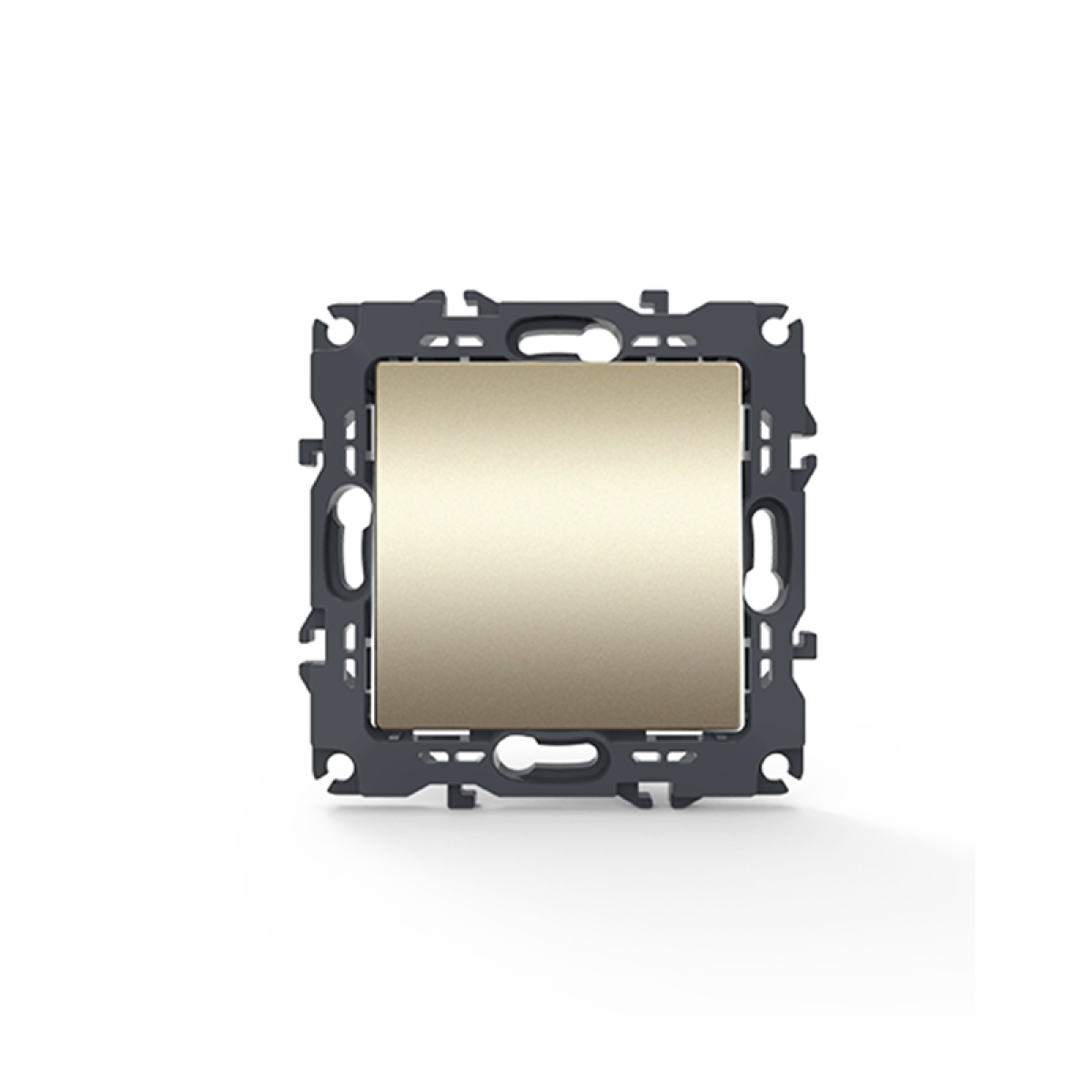 ACA PRIME ΜΠΟΥΤΟΝ ΑΠΛΟ ΜΕ ΚΛΙΠ 1P 10A 250VAC IP20 MAT ΣΑΜΠΑΝΙΖΕ