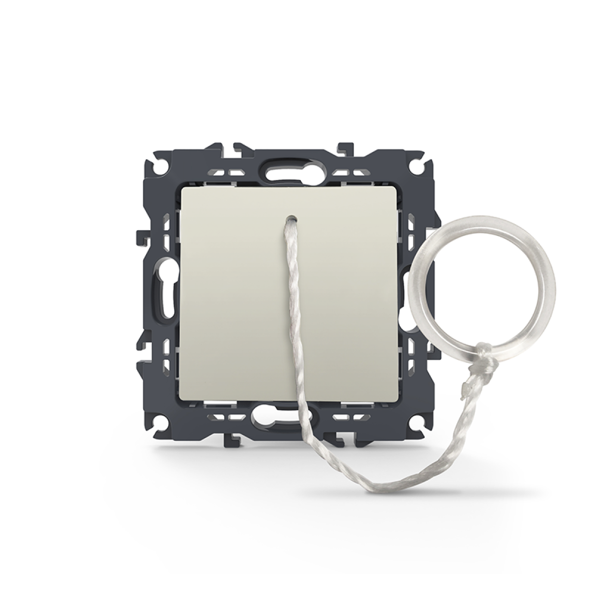 ACA PRIME ΜΠΟΥΤΟΝ ΤΡΑΒΗΧΤΟ ΜΕ ΚΛΙΠ 1P 10A 250VAC IP20 ΙΒΟΥΑΡ