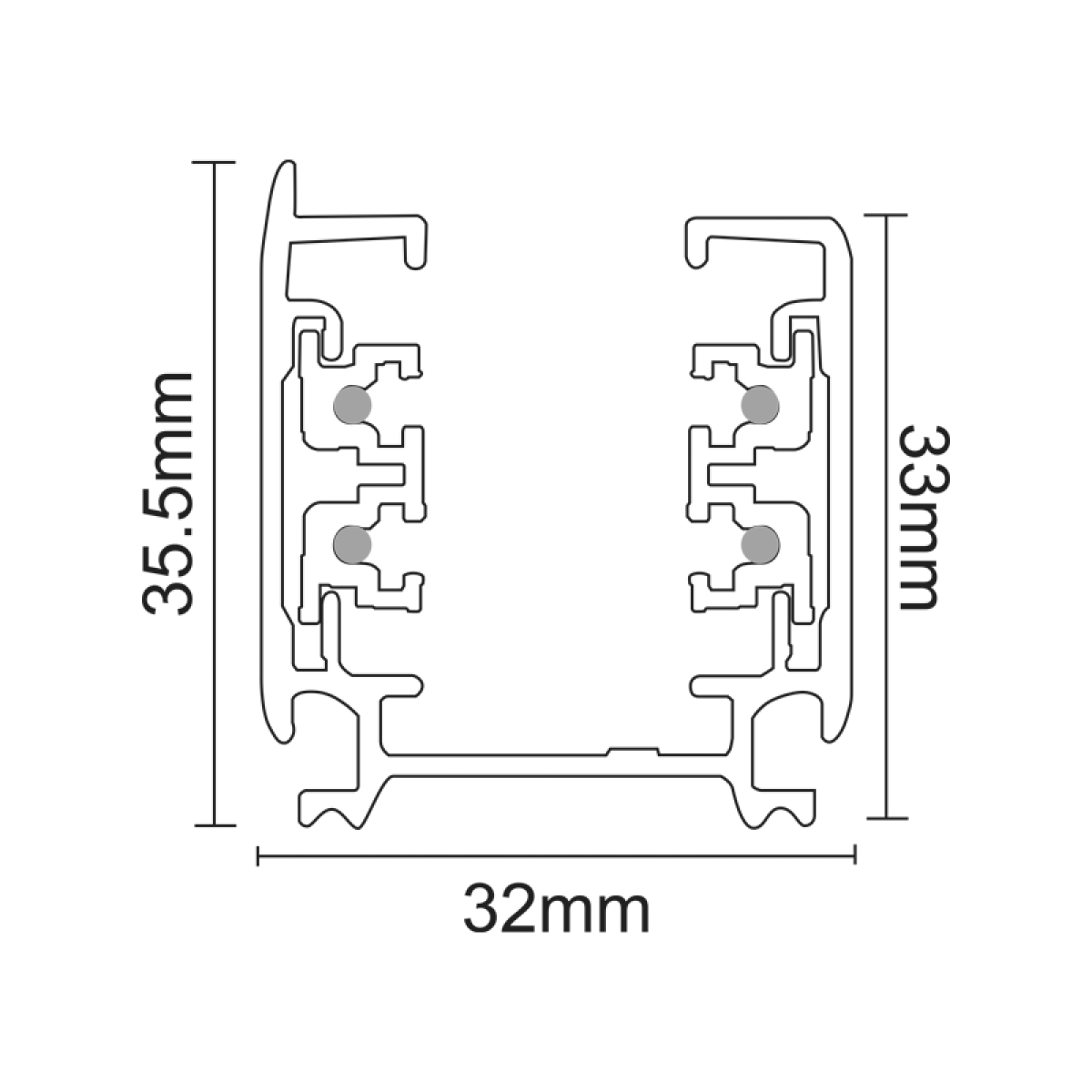ACA ΡΑΓΑ 4 ΚΑΛΩΔΙΩΝ 3m ΛΕΥΚΗ - Image 2