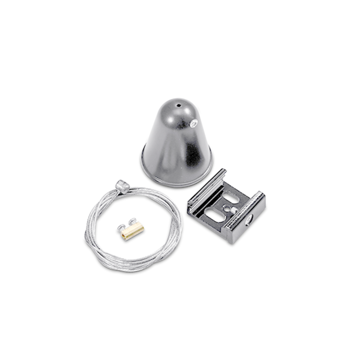 ACA ΣΕΤ ΚΡΕΜΑΣΗΣ 4 ΚΑΛΩΔΙΩΝ SILVER GREY
