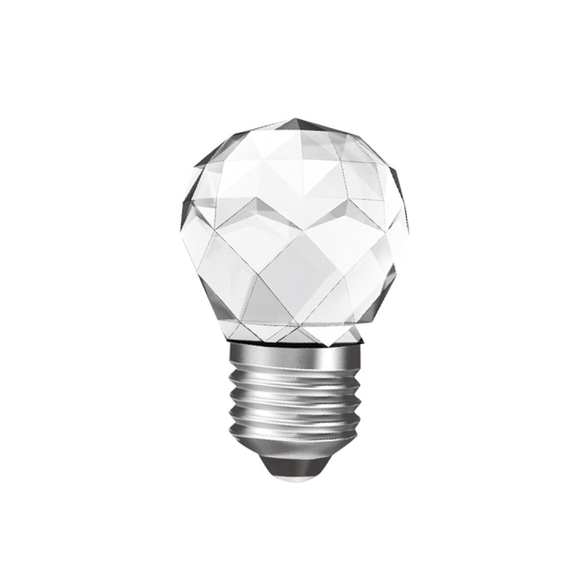 ACA ΛΑΜΠΑ LED ΚΡΥΣΤΑΛΛΟ 3W E27 ΣΦΑΙΡΙΚΗ 4000K