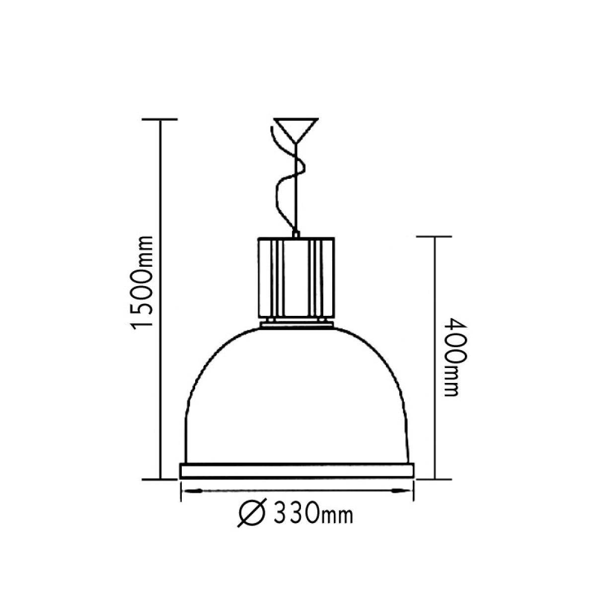 ACA ΚΑΜΠΑΝΑ 70W/150W HQI E27 - Image 2