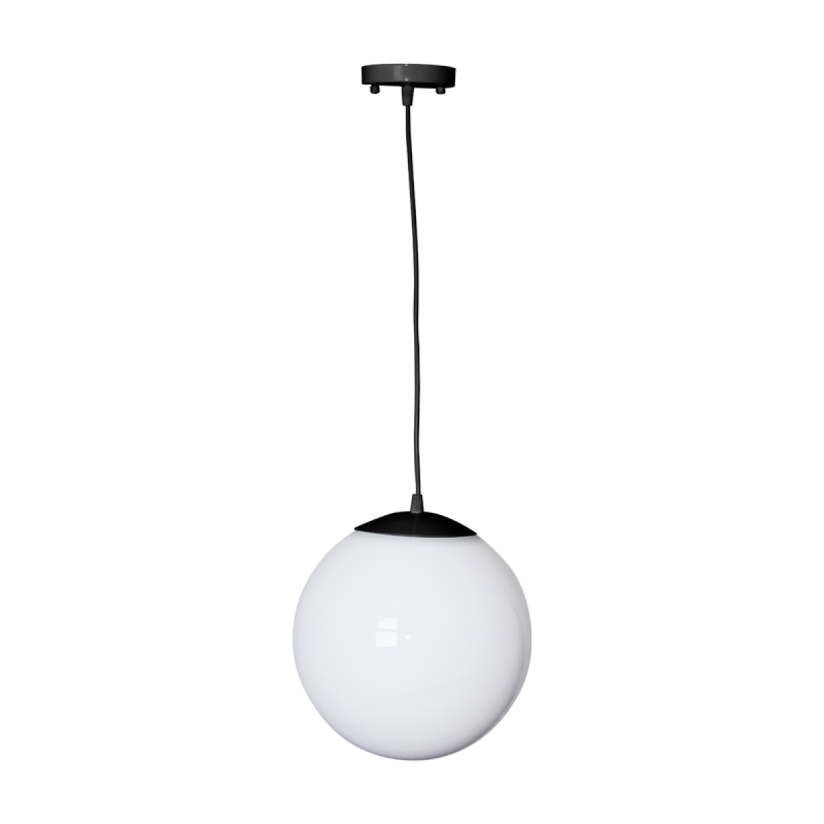 ACA HANG LIGHT PMM Φ250 PMM OPAL ΜΑΥΡΟ ΚΑΛΩΔΙΟ ΡΟΖΕΤΑ