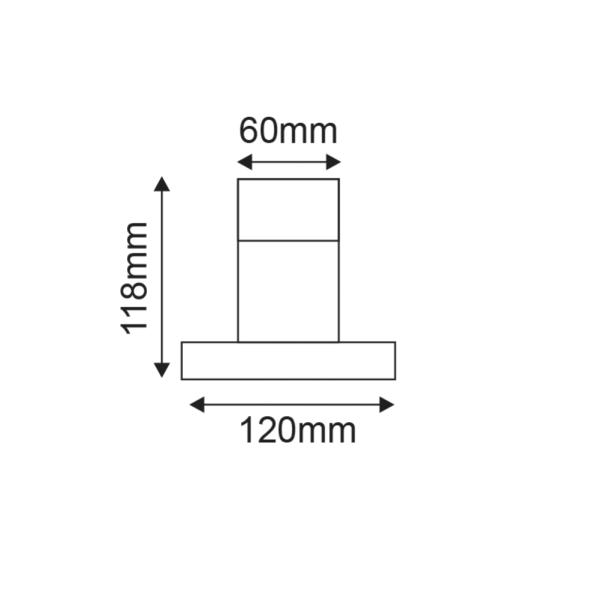 ACA ΚΟΛΩΝΑΚΙ ΓΙΑ ΜΠΑΛΑ 11,8CM - Image 2