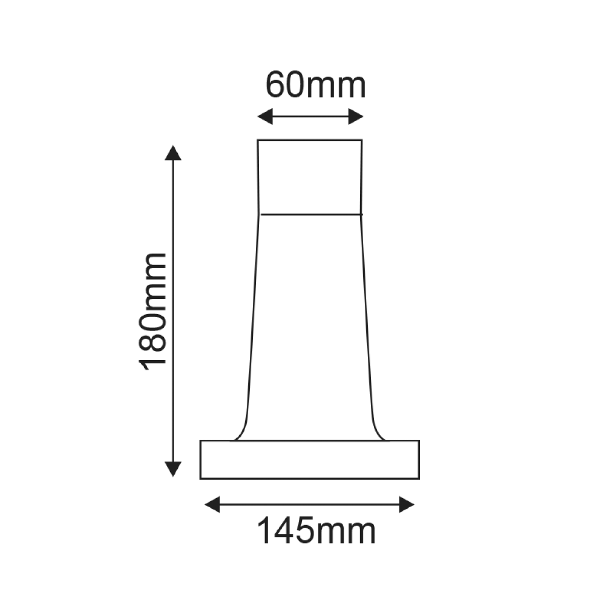 ACA ΚΟΛΩΝΑΚΙ ΓΙΑ ΜΠΑΛΑ 18CM - Image 2