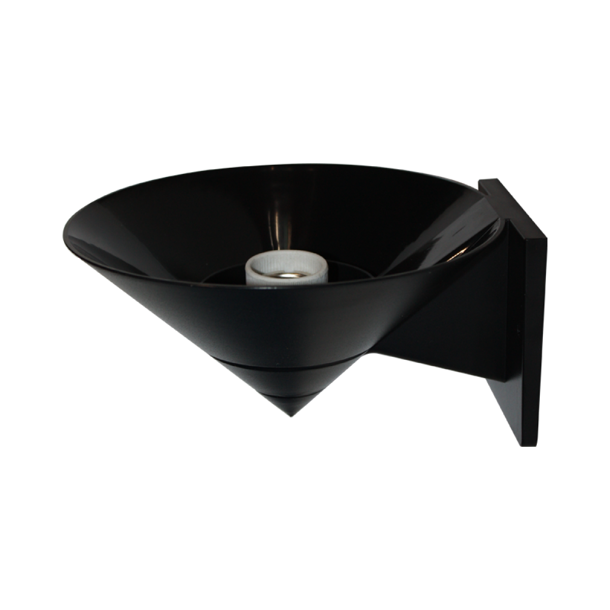 ACA WALL ARM UFO E27 BLACK