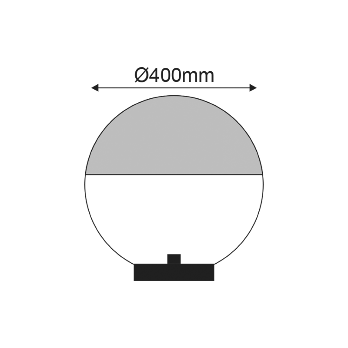ACA ΜΠΑΛΑ Φ40 ΔΙΑΦΑΝΗΣ - Image 2