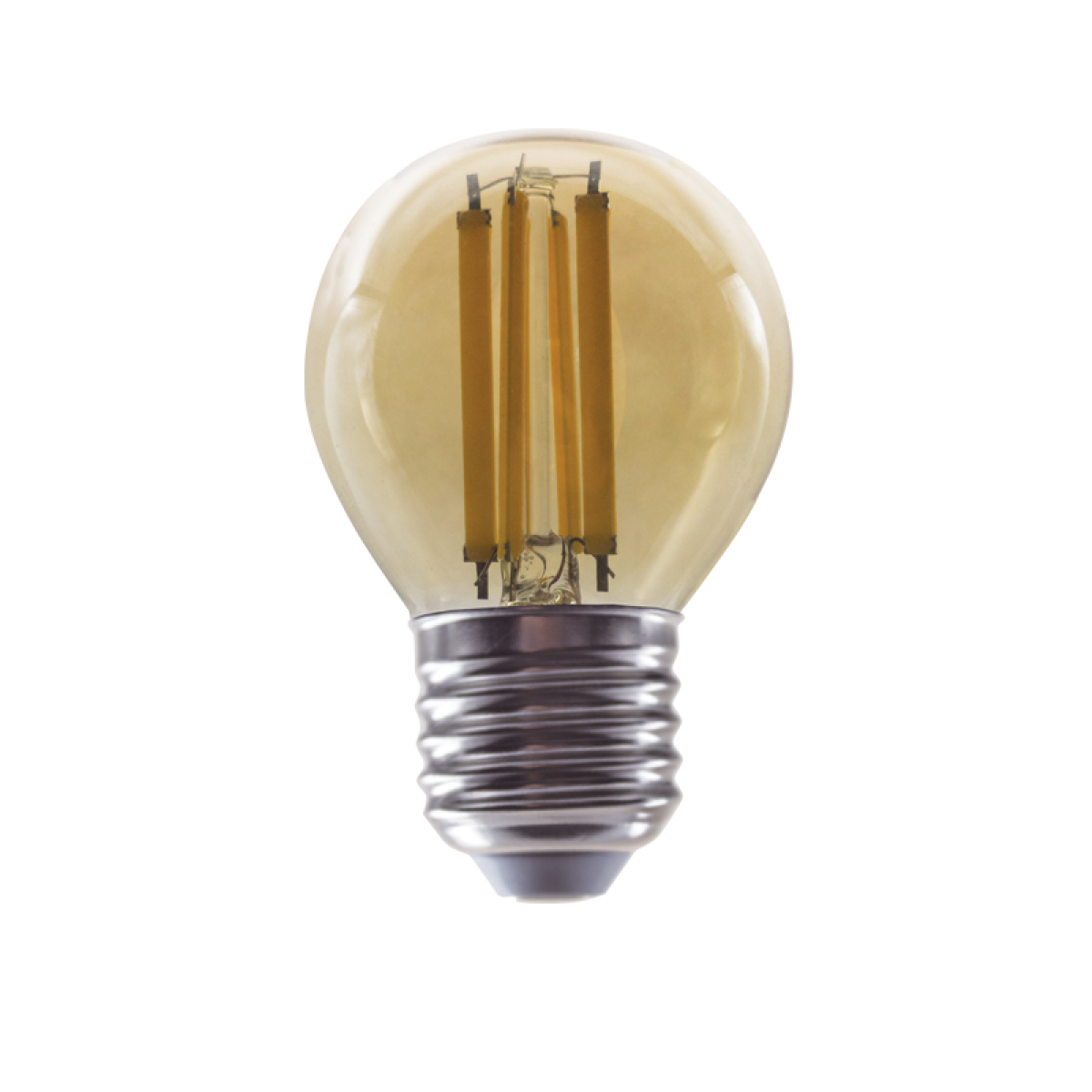 ACA LED FILAMENT E27 STEP-DIM G45 AMBER 4W 2700K 230V AC 500LM RA80
