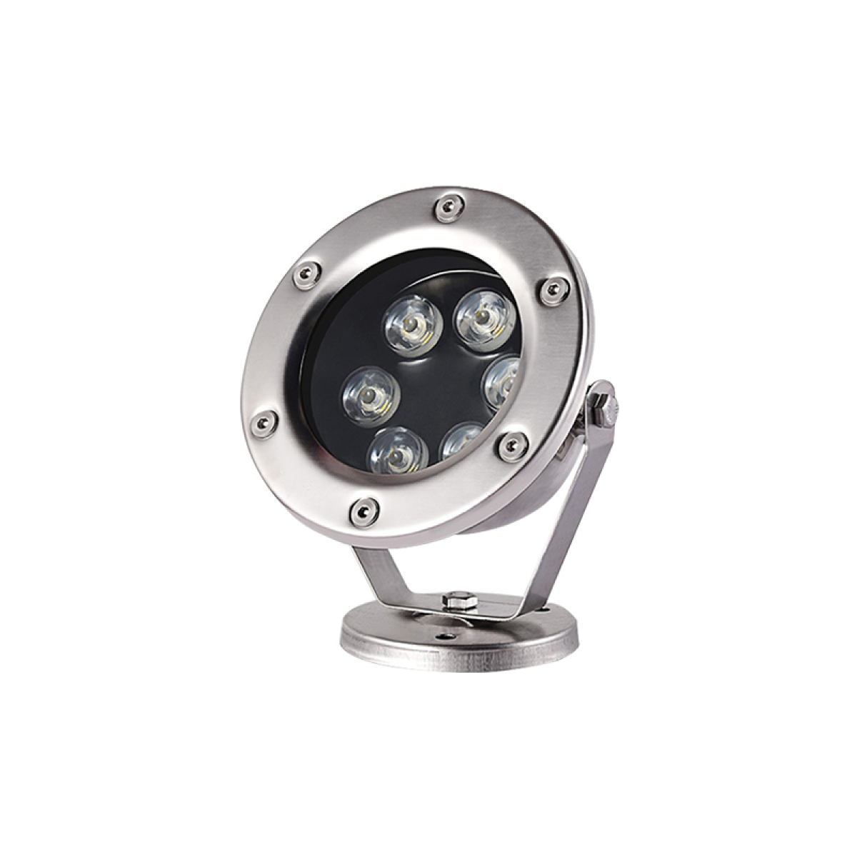 ACA LED LUMINAIRE SS304 IP68 6W 450LM 6000K 60° 12V AC/DC Ra>80 30.000HRS