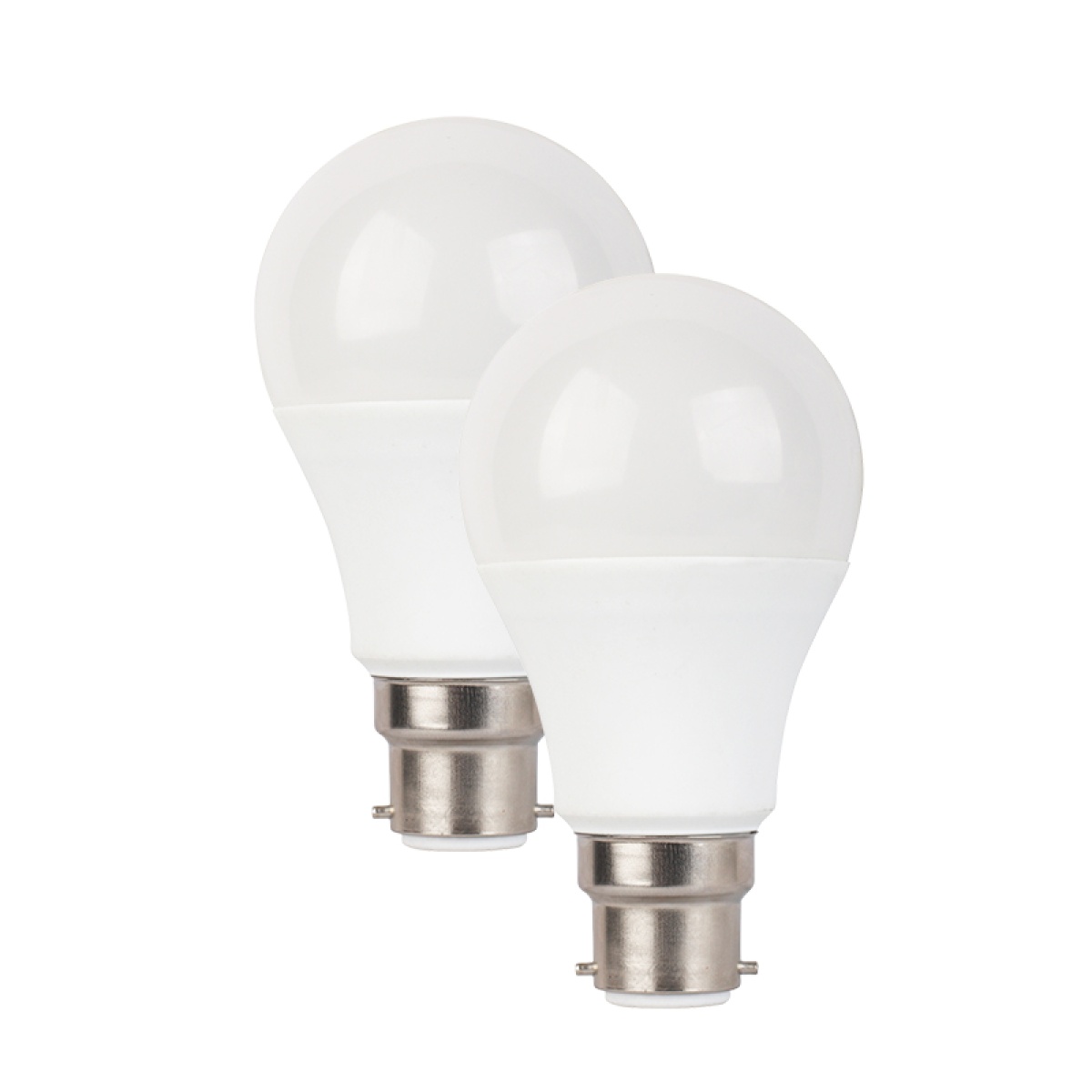 ACA LED A60 B22 230V 7W 6.000K 270° 590Lm Ra80 DUO PACK